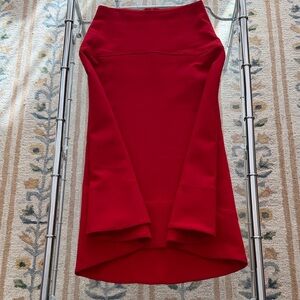 Zara Red High-Low Women's Skirt